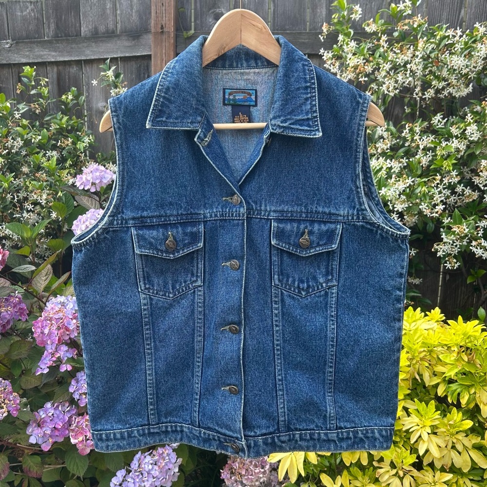 VTG Shaver Lake Blue Denim Vest